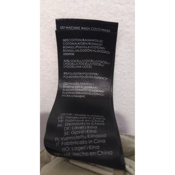 Liverpool Women's The Ankle Skinny Fitted Mid-Rise Classiccore Yellow/Green Sz 8 - Picture 11 of 11